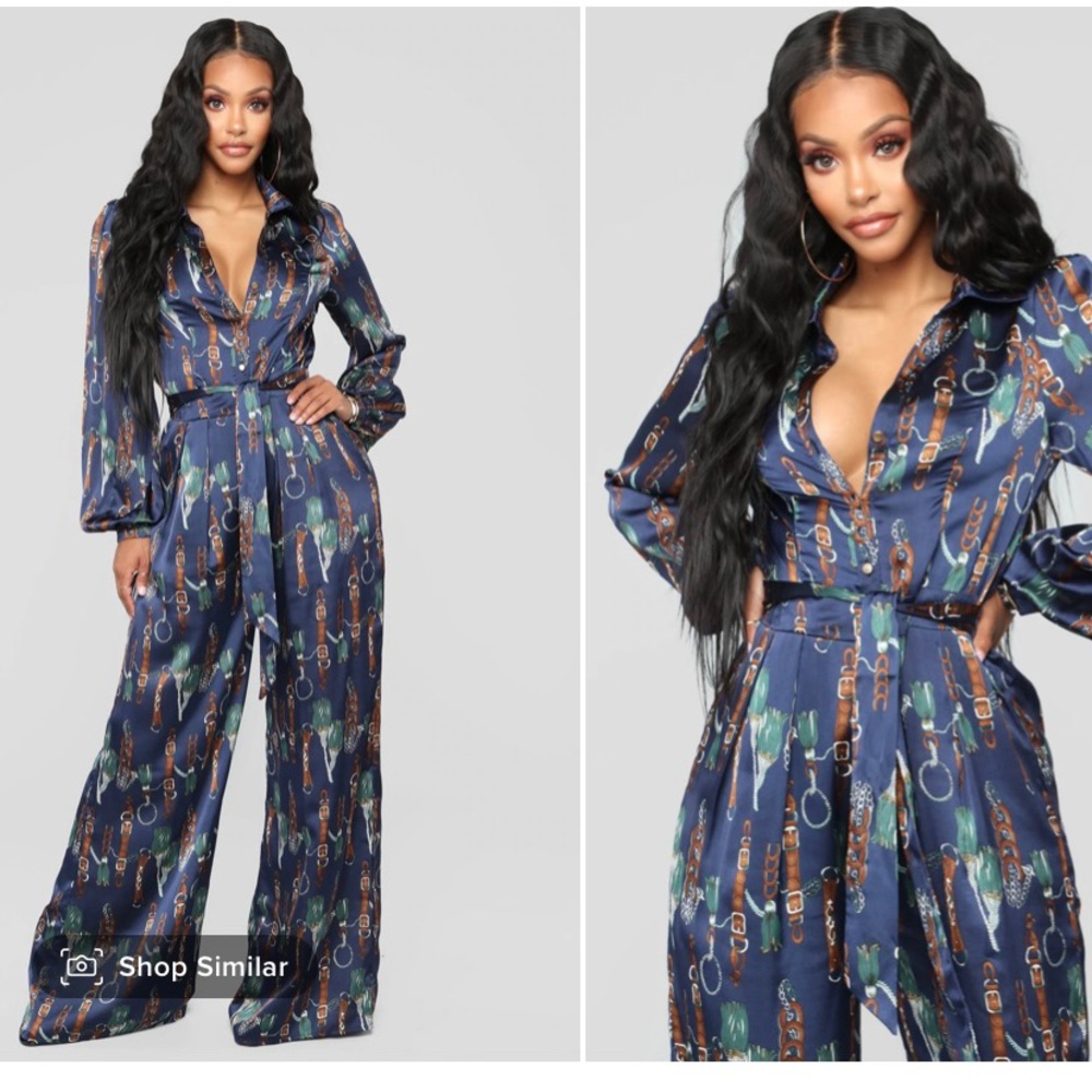 Satin jumpsuit-NEW